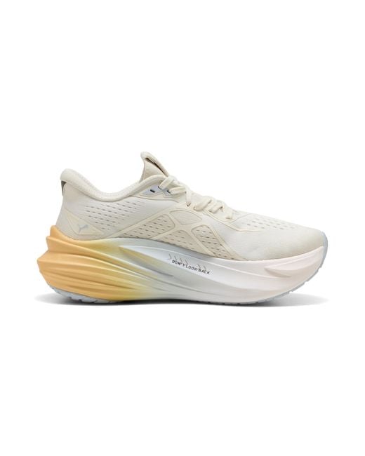 PUMA White Magmax Nitro 2 Running Shoes