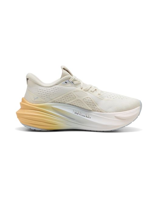PUMA White Magmax Nitro 2 Running Shoes