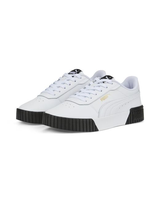 PUMA White Carina 2.0 Sneakers Damen, Schuhe