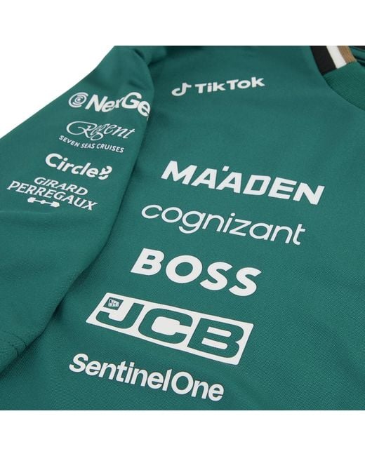 T-Shirt X Aston Martin Aramco F1 Team Replica Alonso Da Uomo, Accessori, Verde di PUMA in Green da Uomo