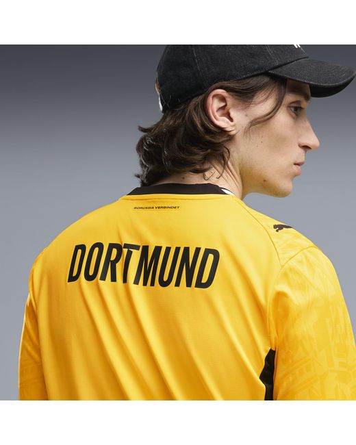PUMA Yellow Borussia Dortmund 26/27 Home Long Sleeve Jersey for men