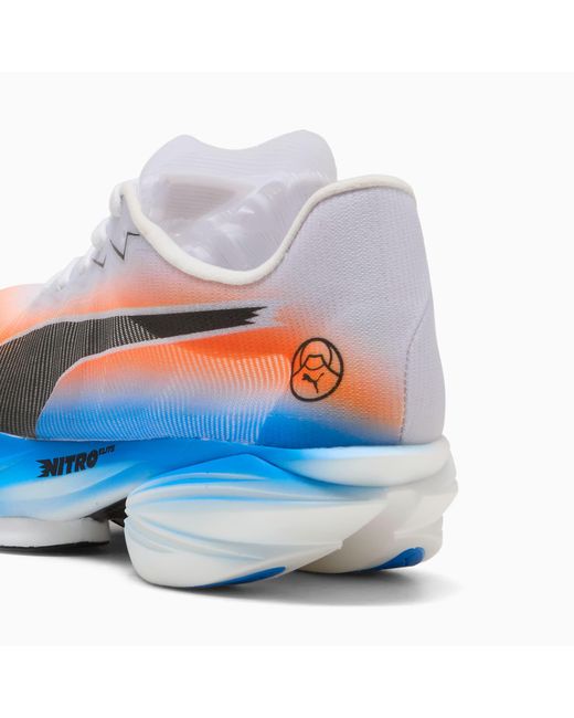 PUMA Blue Fast-R Nitroâ Elite 3 Ekiden Road Running Shoes