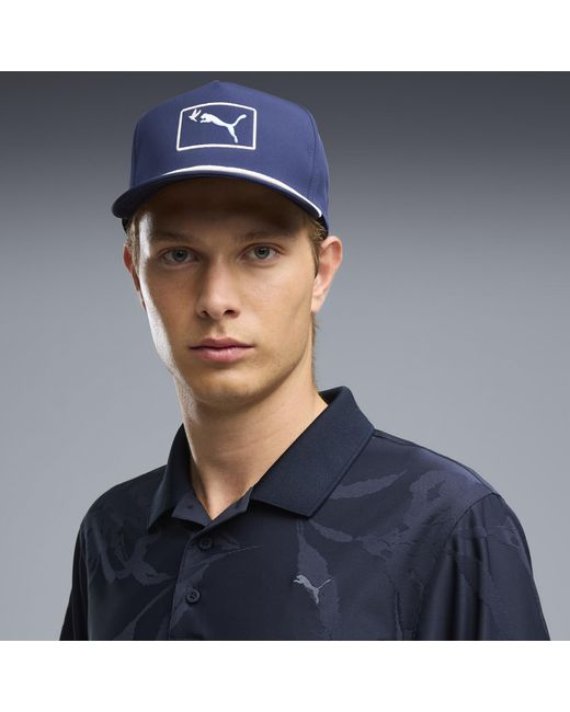 PUMA Blue Mattr Prima Bloom Golf Polo for men