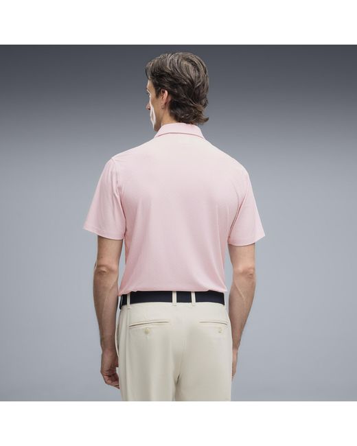 PUMA Pink X Arnold Palmer Textured Polo for men