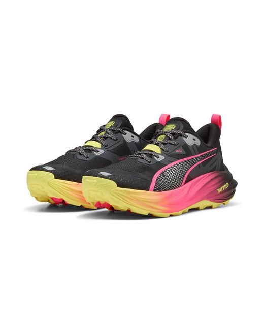 PUMA Gray Voyage Nitro Running Shoes