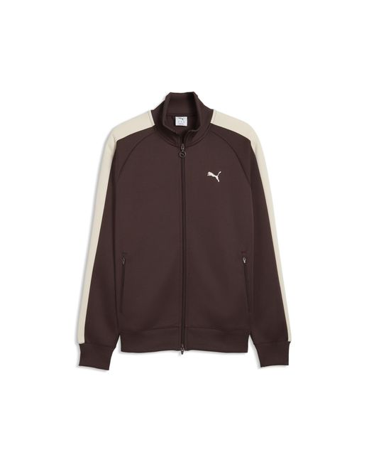 PUMA Brown T7 Track Jacket for men