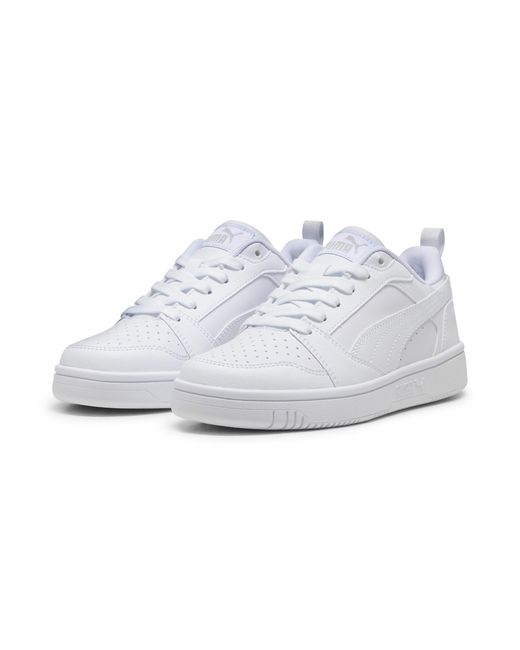 PUMA White Rebound V6 Lo Sneakers Jugendliche, Schuhe, /Cool Light Grau