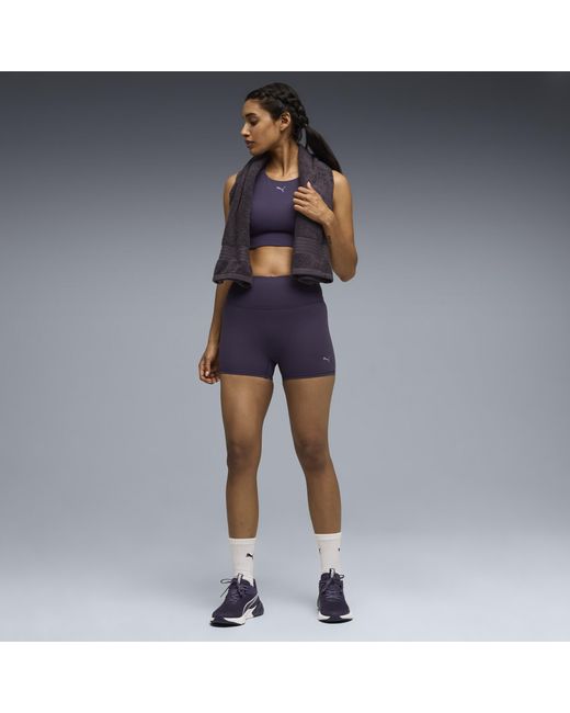 PUMA Blue Shapeluxe 3" Training Short Tights