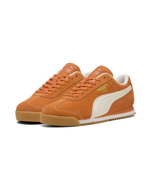 PUMA Brown Roma Suede Sneakers Schuhe