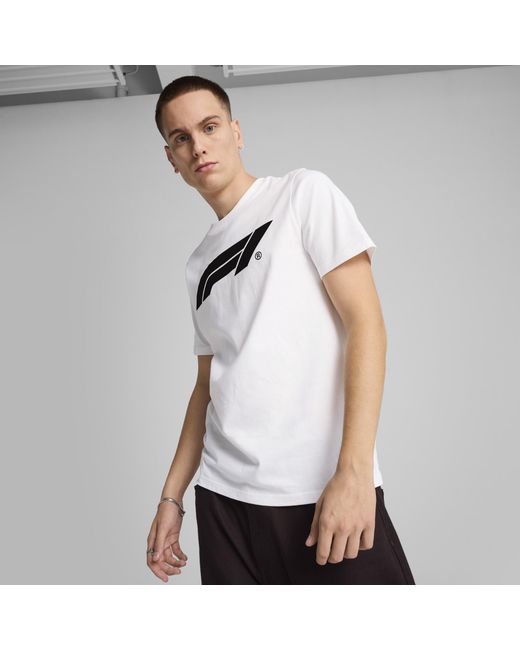 PUMA White Formula 1Â Motorsport Essentials T-Shirt for men