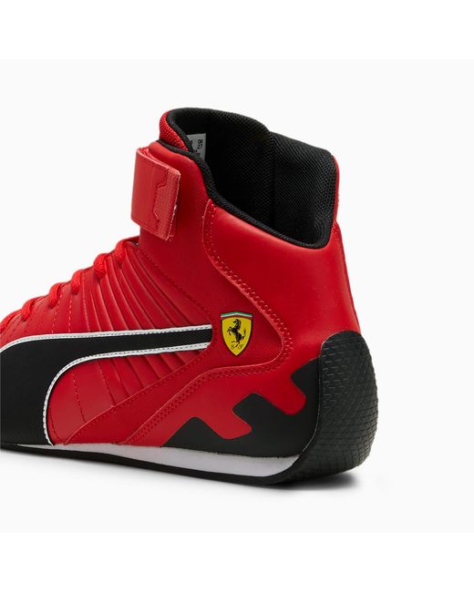 PUMA Red Scuderia Ferrari Kart Cat RL Mid Motorsport Sneakers Schuhe