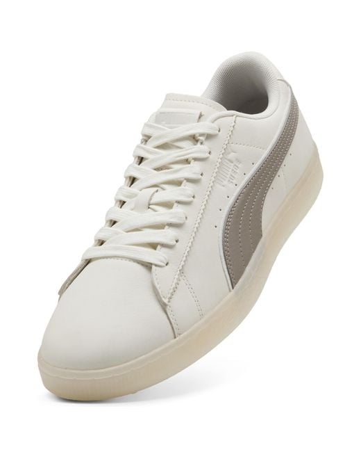 PUMA White Suede Golf Shoes for men