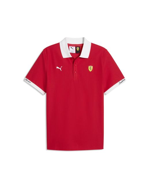 Polo di PUMA in Red da Uomo