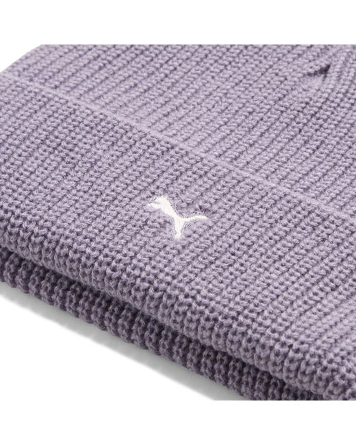 PUMA Purple Mmq Low Crown Beanie Hat