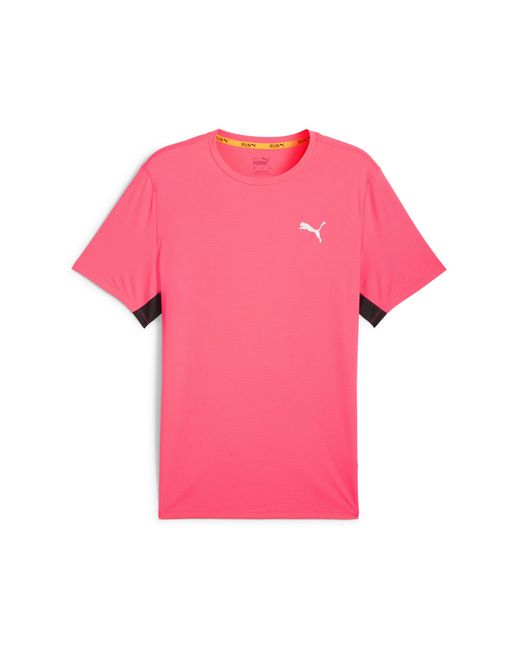 PUMA Laufshirt RUN FAVORITE VELOCITY T-SHIRT in Pink für Herren