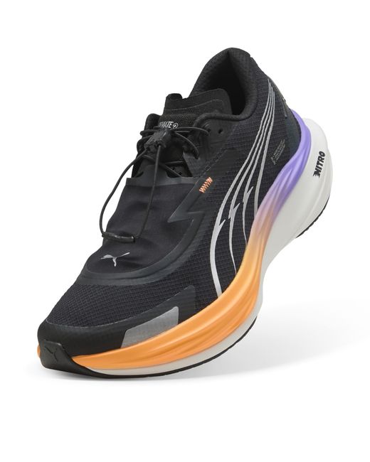 PUMA Black Deviate Nitroâ 3 Winterized Running Shoes for men