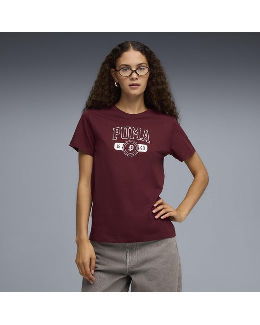 PUMA Red Throwback T-Shirt