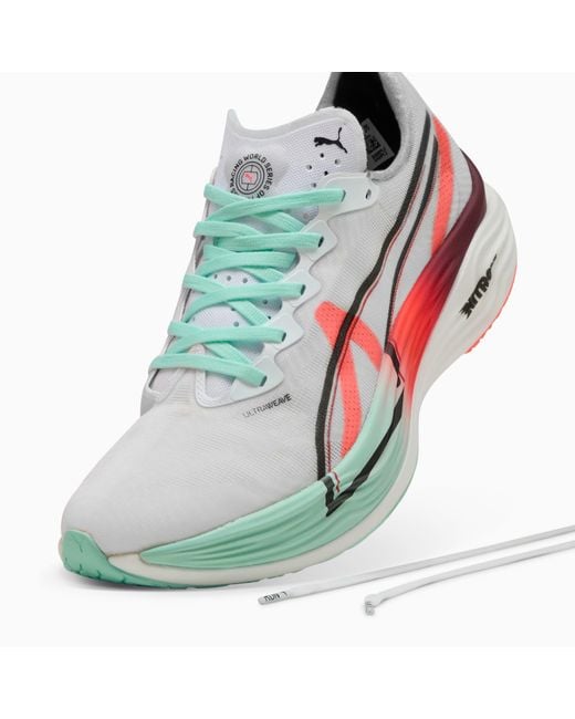 PUMA White X Hyrox Deviate Nitroâ Elite 3 Running Shoes