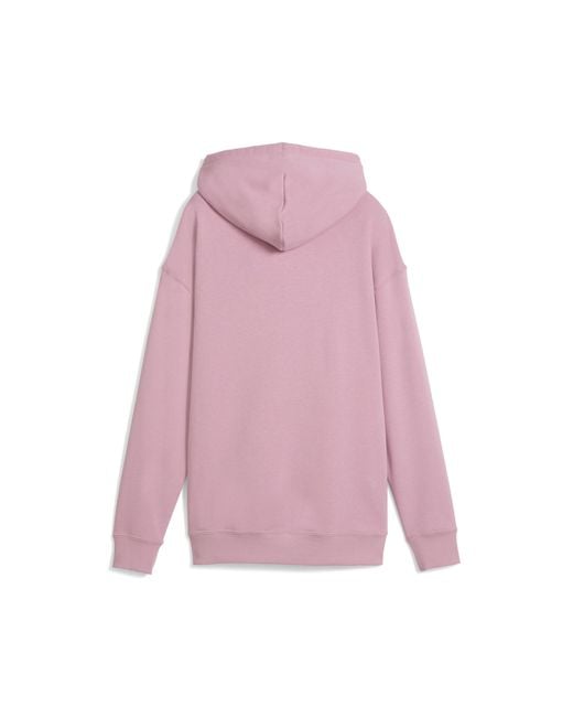 PUMA Pink Wardrobe Essentials Sports Legacy Relaxed Graphic Hoodie Damen, Kleidung