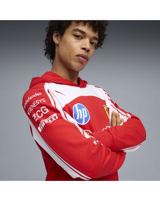 PUMA Red Scuderia Ferrari Hp Replica Hoodie