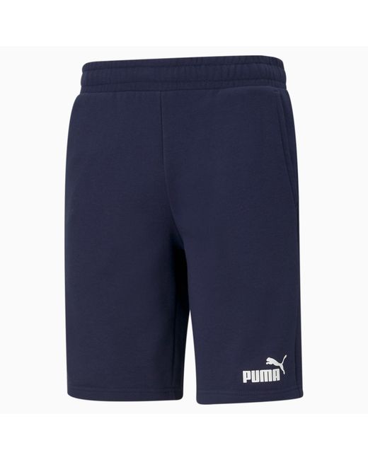 PUMA Baumwolle Essentials Shorts in Blau für Herren - Lyst