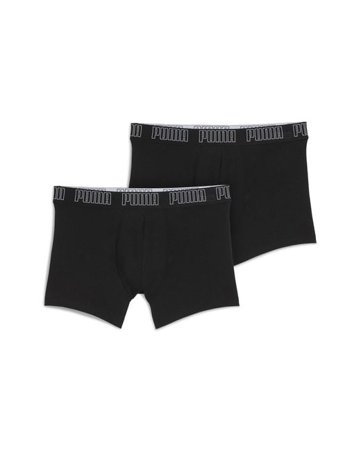 PUMA Trunks 2er-Pack in Black für Herren