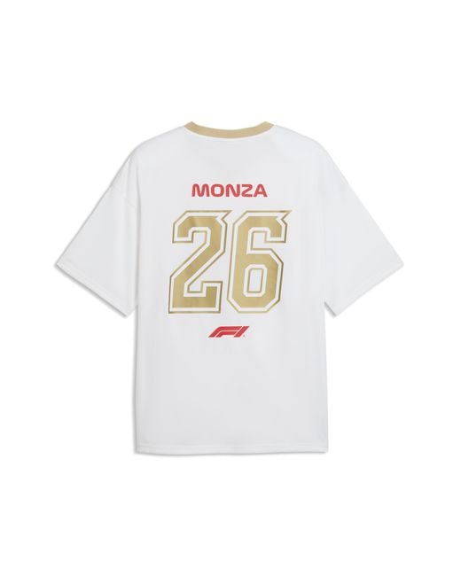 PUMA White F1Â Italy Relaxed Jersey Shoes for men