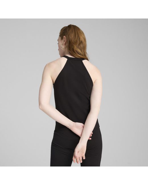 PUMA Black Class Kurzes Slim Fit Tanktop Damen