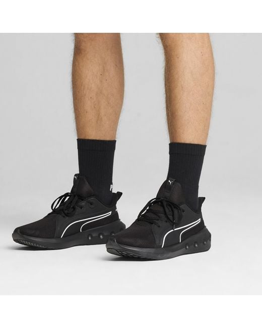 PUMA Black Softride Carson Running Shoes