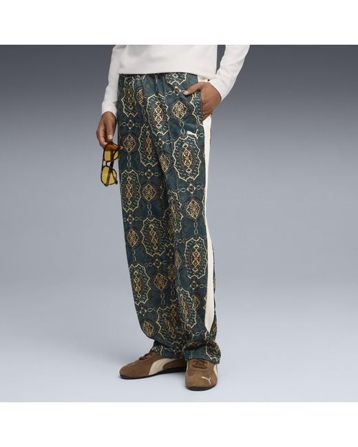 PUMA Green Vintage Prep T7 Track Pants for men