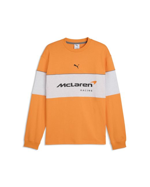 PUMA Orange Mclaren Racing Relaxed Sweatshirt for men