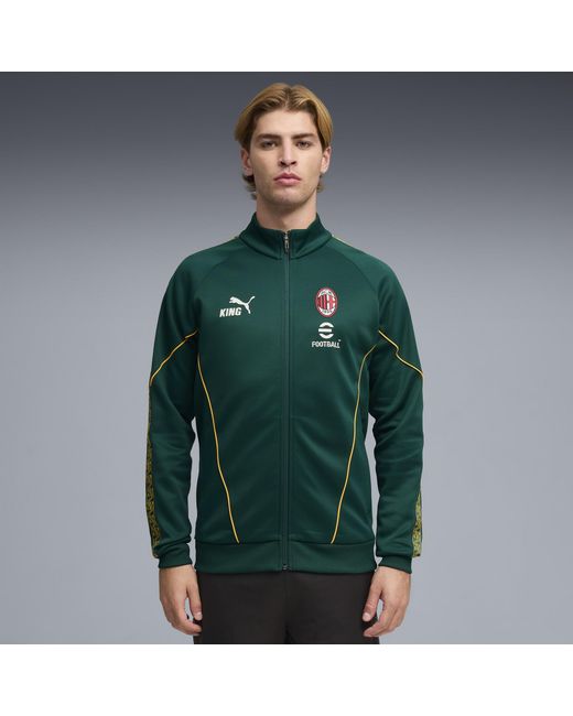 PUMA Green Ac Milan King Anthem Jacket for men