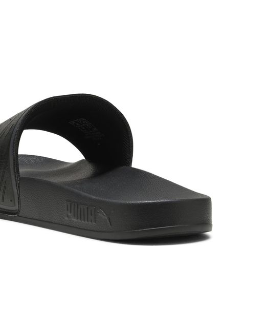 PUMA Black Leadcat 2.0 Clean Cat Slides