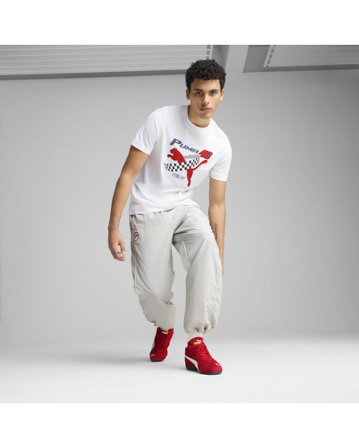 PUMA Gray SDS Relaxed Fit Trainingshose mit Grafik