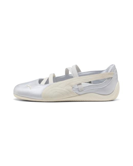 Speedcat Satin Ballet Sneakers Scarpe, Mist/Warm Bianco di PUMA in White
