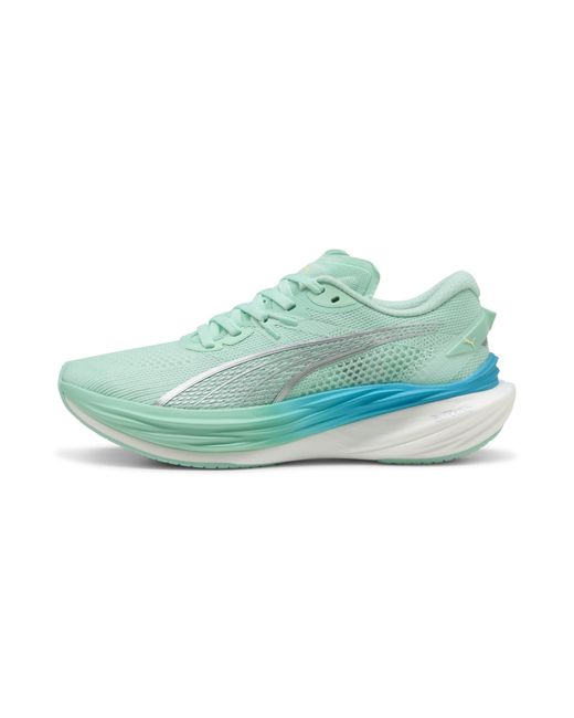 Zapatillas De Running Deviate Nitro 3 Para Mujer, Mint Melt/Speed Azul PUMA de color Green