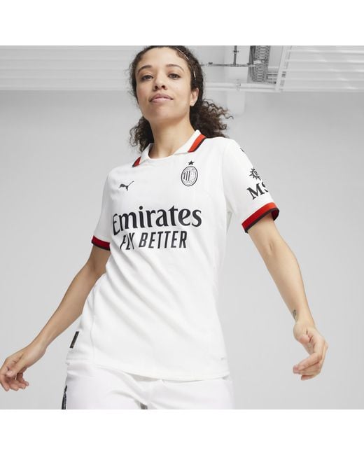 PUMA White AC Milan 24/25 Auswärtstrikot