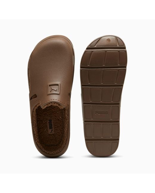 PUMA Black Shibui Mule Wtr Slide Sandalss for men