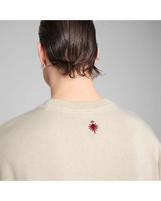 PUMA Palais Artisan Top Met Ronde Hals in het White voor heren