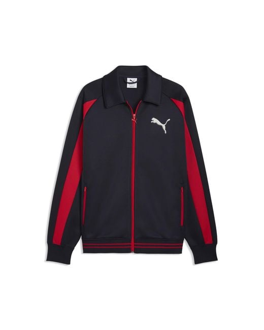 PUMA T7 Big Cat Trainingsjacke Herren, Kleidung in Red für Herren