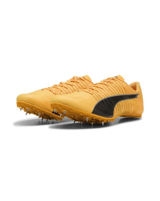 PUMA Yellow Evospeed Future 6 Track & Field Sprinting Spikes Shoes
