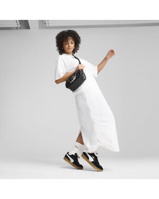 PUMA White WARDROBE ESS Gewebter Maxirock