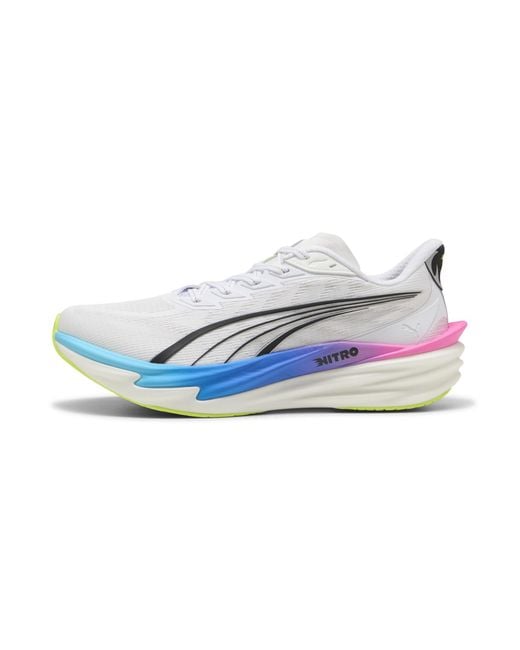 PUMA Blue Deviate Nitroâ 4 Road Running Shoes for men