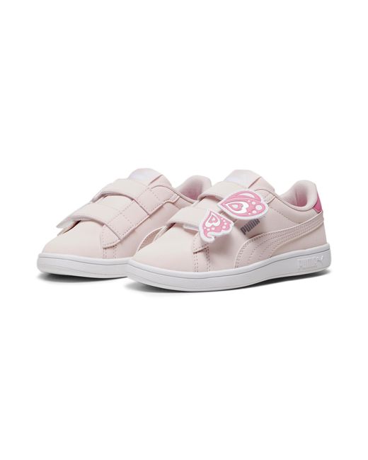Zapatillas Smash 3.0 Butterfly Para Niños, Calzado, Frosty Rosa/Strawberry Burst/Blanco PUMA de color White