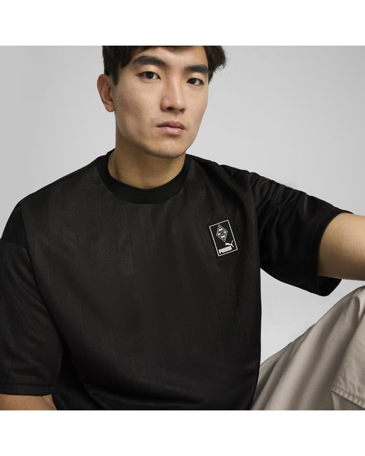 PUMA Borussia Mönchengladbach Ftblnrgy Shirt Voor Wit/Zwart in het Black voor heren