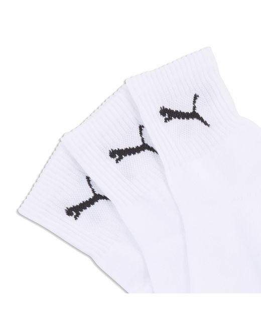 PUMA Blue Short Crew Socks (3-Pack)