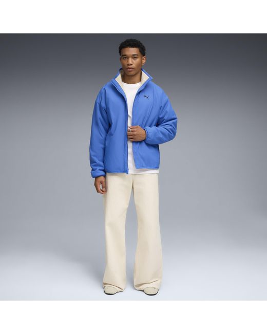 PUMA Hybrid Sherpa Wendbare Jacke Herren, Kleidung, Alpine Snow in Blue für Herren