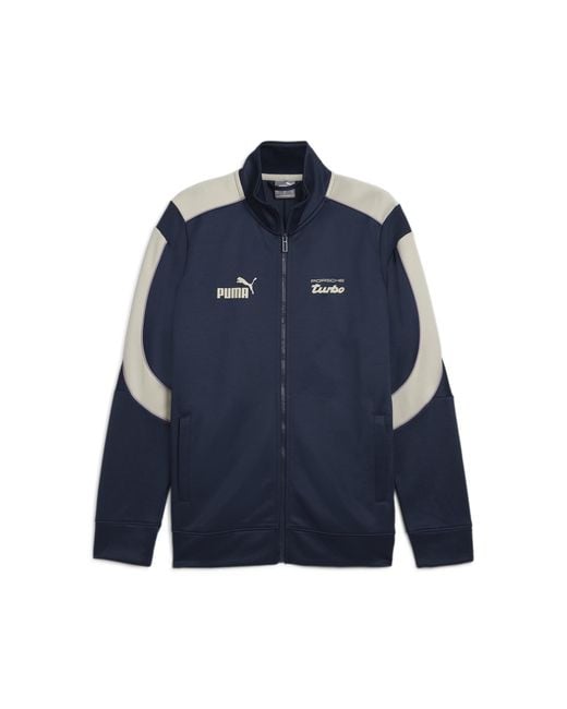 PUMA Blue Porsche Legacy Mt7+ Track Jacket for men