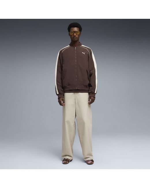 PUMA Brown T7 Bomber Jacket