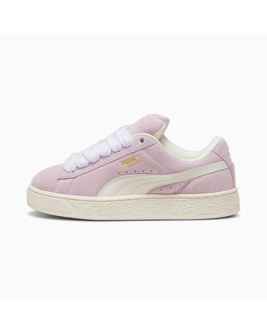 PUMA White Suede Xl Sneakers